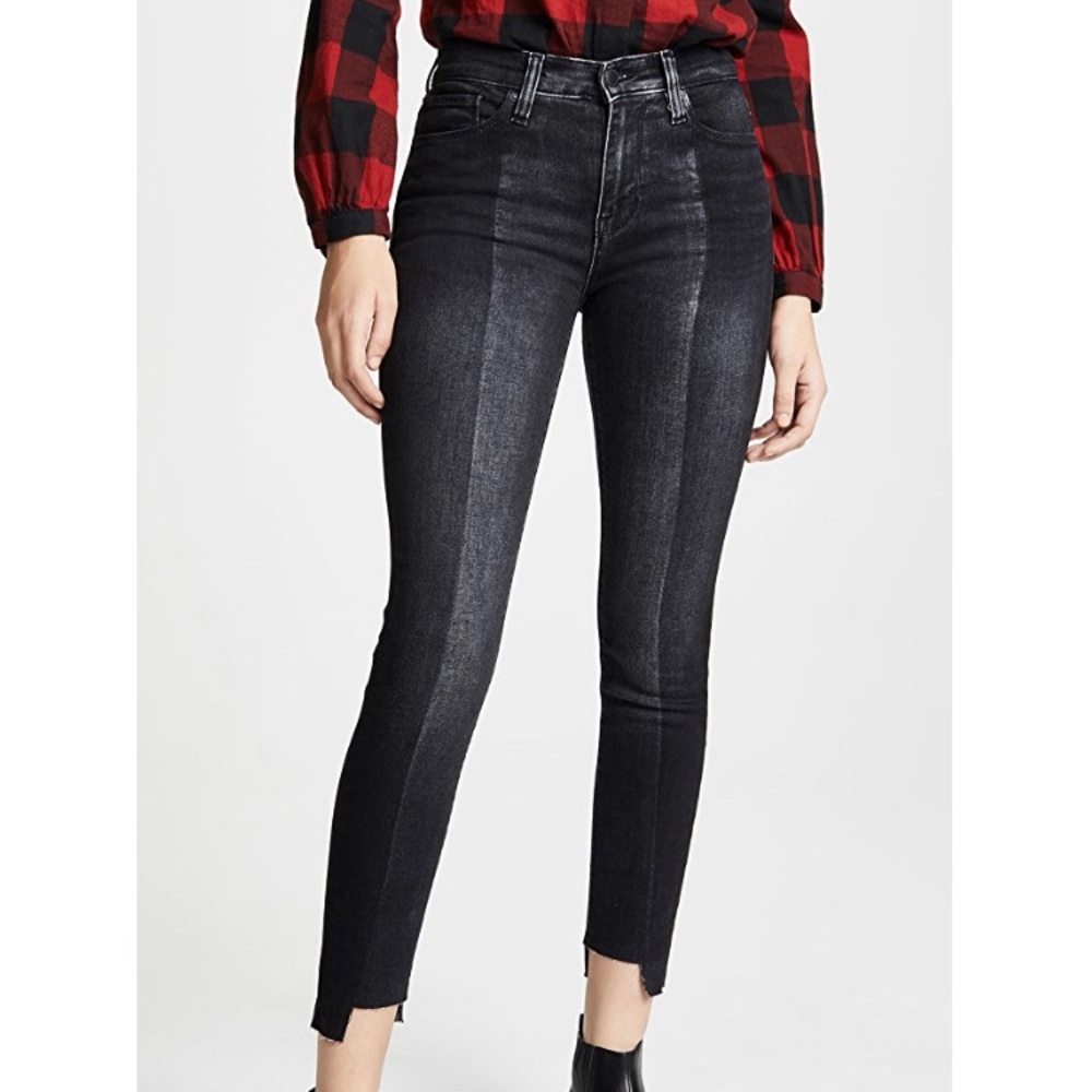 Hudson Nico Two Tone Skinny Ankle Jeans 26